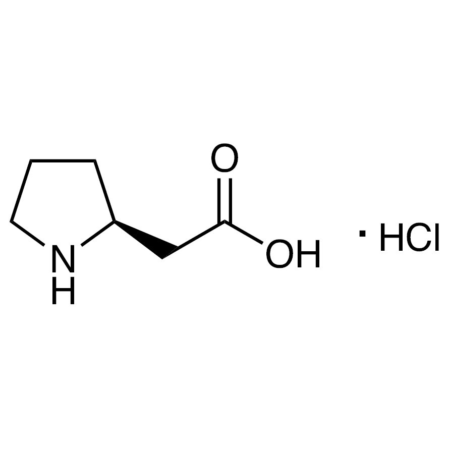 (S)-2-(Pyrrolidin-2-yl)acetic Acid Hydrochloride >98.0%(T) - CAS 53912-85-9