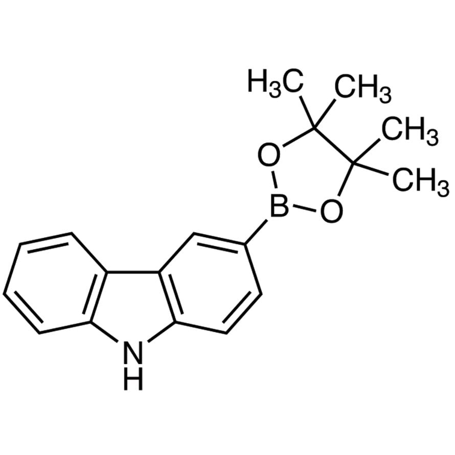 3-(4,4,5,5-Tetramethyl-1,3,2-dioxaborolan-2-yl)carbazole >98.0%(GC) - CAS 855738-89-5