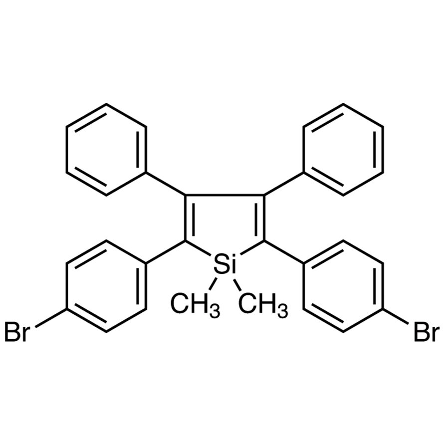 2,5-Bis(4-bromophenyl)-1,1-dimethyl-3,4-diphenylsilole >95.0%(GC) - CAS 866769-99-5