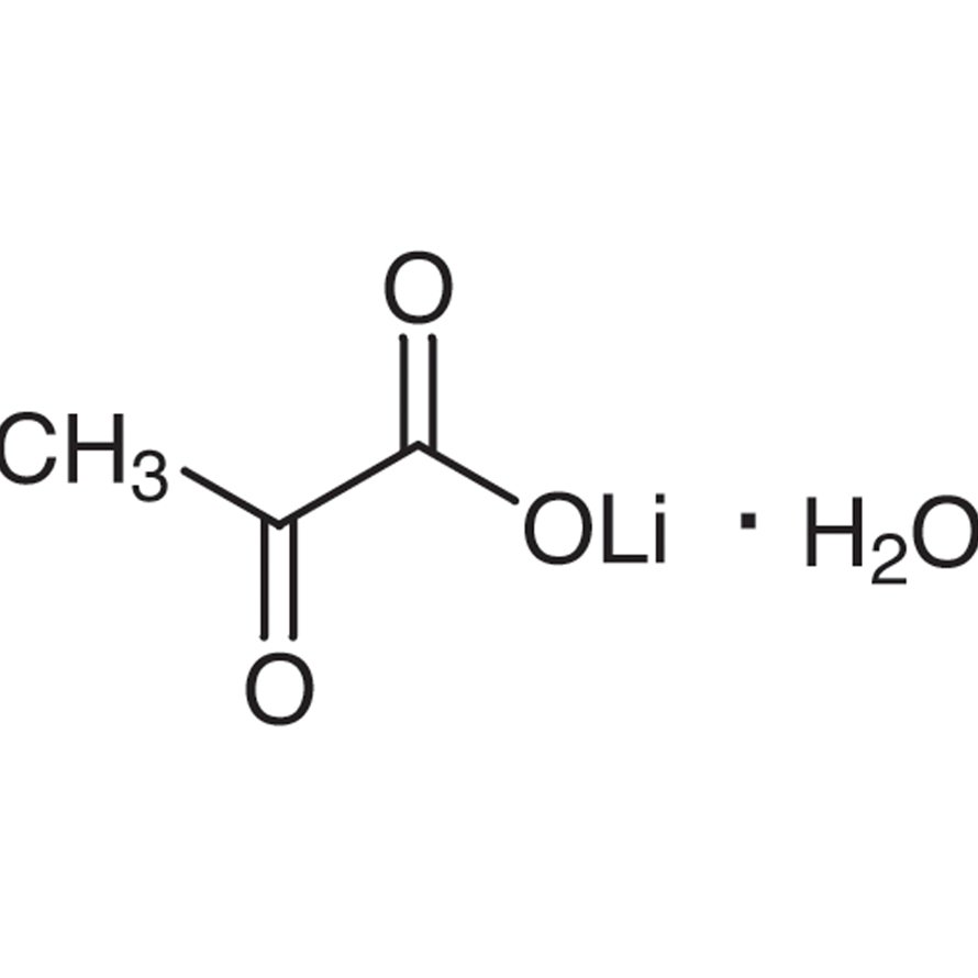 Lithium Pyruvate Monohydrate [Guaranteed for Standard to GOT, GPT] >95.0%(T) - CAS 2922-61-4