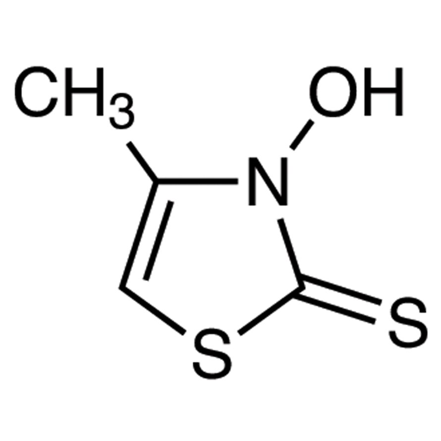 3-Hydroxy-4-methyl-2(3H)-thiazolethione [for Source of Alkyl Radical] >98.0%(T) - CAS 49762-08-5