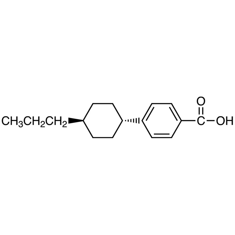 4-(trans-4-Propylcyclohexyl)benzoic Acid >98.0%(GC)(T) - CAS 65355-29-5
