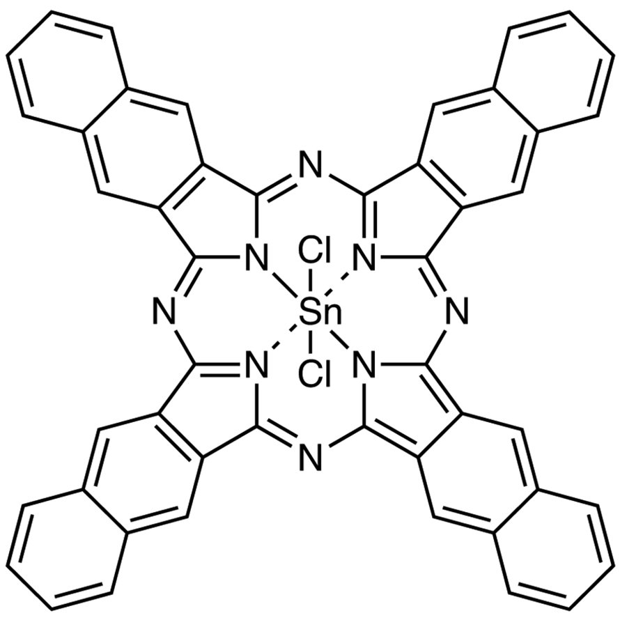 Tin(IV) 2,3-Naphthalocyanine Dichloride  - CAS 26857-61-4