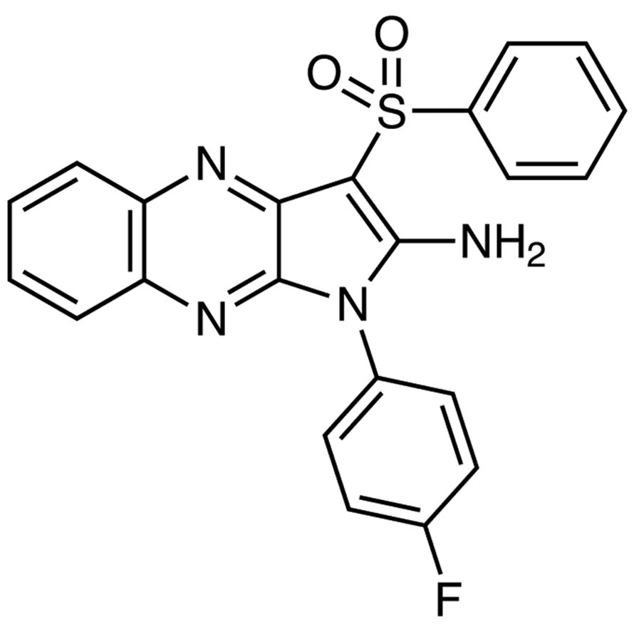 1-(4-Fluorophenyl)-3-(phenylsulfonyl)-1H-pyrrolo[2,3-b]quinoxalin-2-amine >95.0%(HPLC) - CAS 374922-43-7