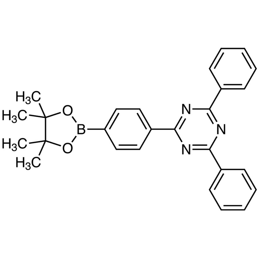2,4-Diphenyl-6-[4-(4,4,5,5-tetramethyl-1,3,2-dioxaborolan-2-yl)phenyl]-1,3,5-triazine >98.0%(GC) - CAS 1219956-23-6