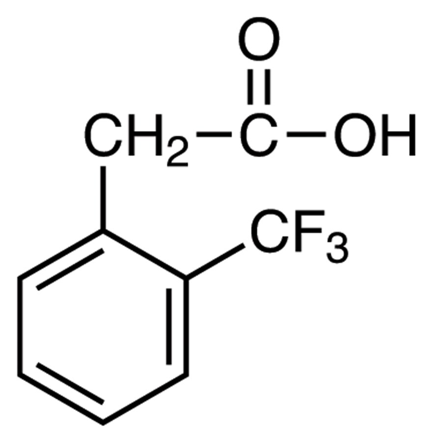 2-(Trifluoromethyl)phenylacetic Acid >98.0%(GC)(T) - CAS 3038-48-0