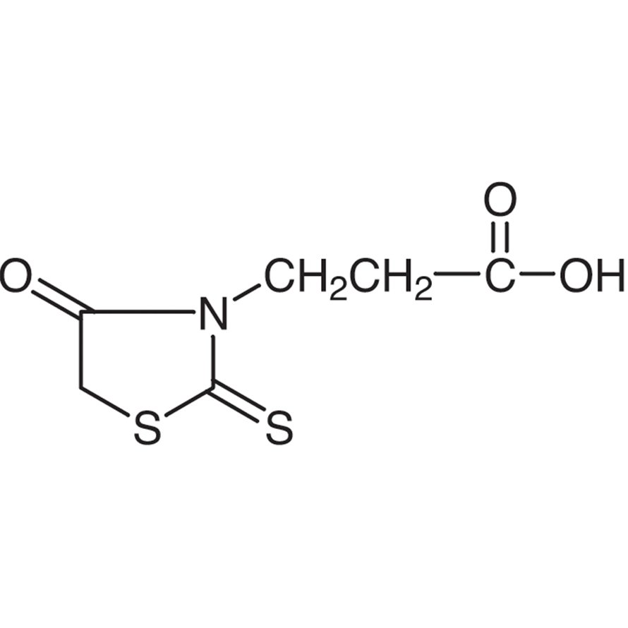 Rhodanine-3-propionic Acid >98.0%(GC)(T) - CAS 7025-19-6