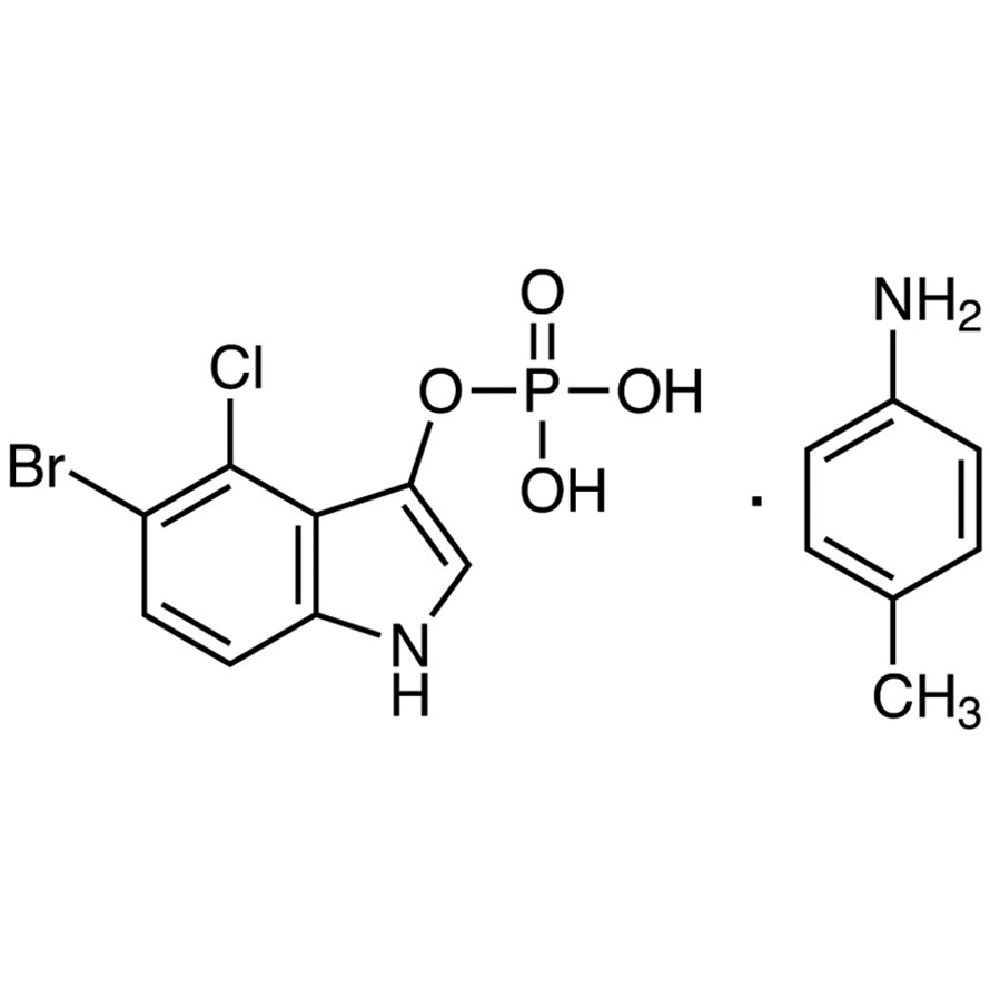5-Bromo-4-chloro-3-indolyl Phosphate p-Toluidine Salt [for Biochemical Research] >98.0%(T) - CAS 6578-06-9