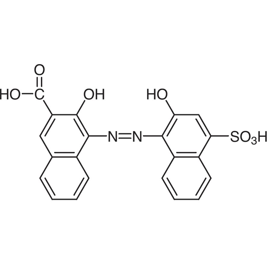 2-Hydroxy-1-(2-hydroxy-4-sulfo-1-naphthylazo)-3-naphthoic Acid (1:100 diluted with K2SO4)  - CAS 3737-95-9