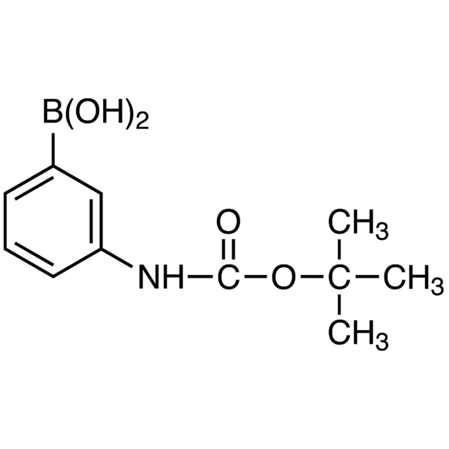3-[(tert-Butoxycarbonyl)amino]phenylboronic Acid (contains varying amounts of Anhydride)  - CAS 380430-68-2