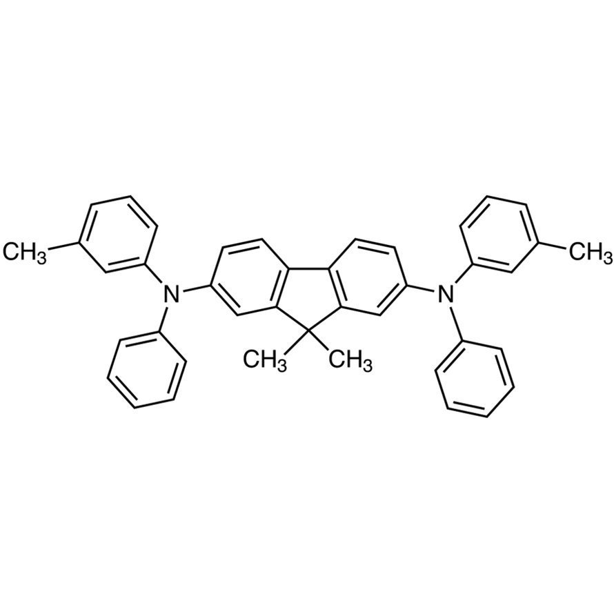 9,9-Dimethyl-2,7-bis[N-(m-tolyl)anilino]fluorene >98.0%(HPLC)(N) - CAS 143886-11-7