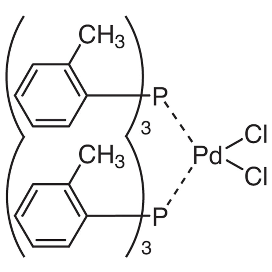 Bis(tri-o-tolylphosphine)palladium(II) Dichloride >90.0%(T) - CAS 40691-33-6