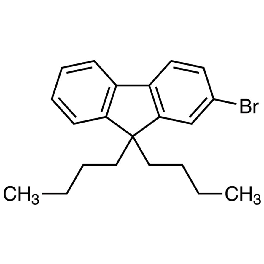 2-Bromo-9,9-dibutylfluorene >98.0%(GC) - CAS 88223-35-2