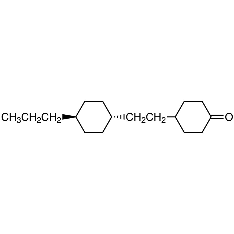 4-[2-(trans-4-Propylcyclohexyl)ethyl]cyclohexanone >98.0%(GC) - CAS 117923-32-7