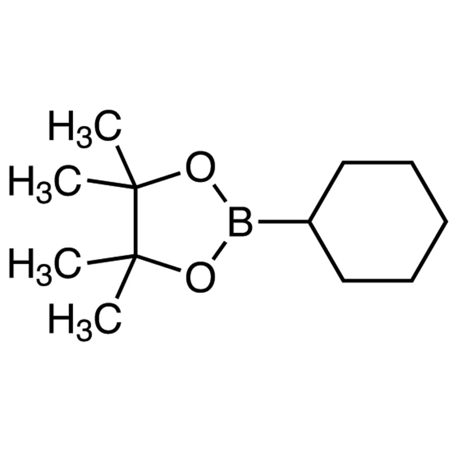 2-Cyclohexyl-4,4,5,5-tetramethyl-1,3,2-dioxaborolane >97.0%(GC)(T) - CAS 87100-15-0