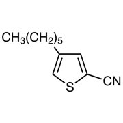 4-Hexylthiophene-2-carbonitrile >95.0%(GC) - CAS 1224430-39-0