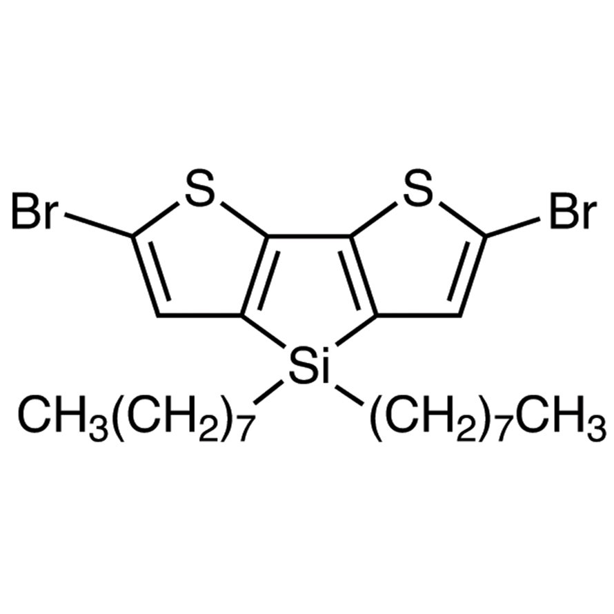 2,6-Dibromo-4,4-di-n-octyldithieno[3,2-b:2',3'-d]silole >98.0%(GC) - CAS 1160106-14-8