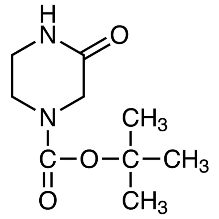 tert-Butyl 3-Oxopiperazine-1-carboxylate >98.0%(GC) - CAS 76003-29-7