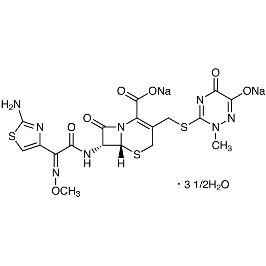 Ceftriaxone Disodium Salt Hemiheptahydrate >98.0%(T)(HPLC) - CAS 104376-79-6