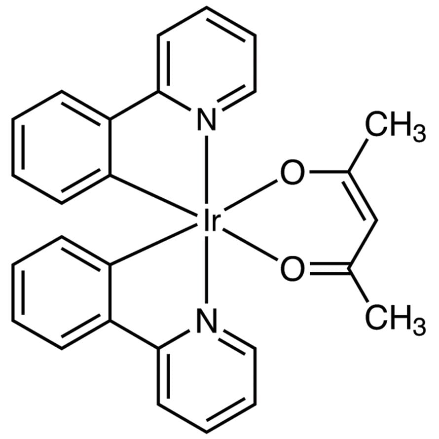 (2,4-Pentanedionato)bis(2-phenylpyridine)iridium(III) >98.0%(HPLC) - CAS 337526-85-9