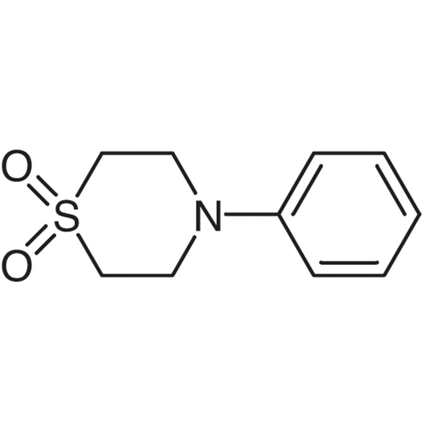 4-Phenylthiomorpholine 1,1-Dioxide >98.0%(GC) - CAS 17688-68-5