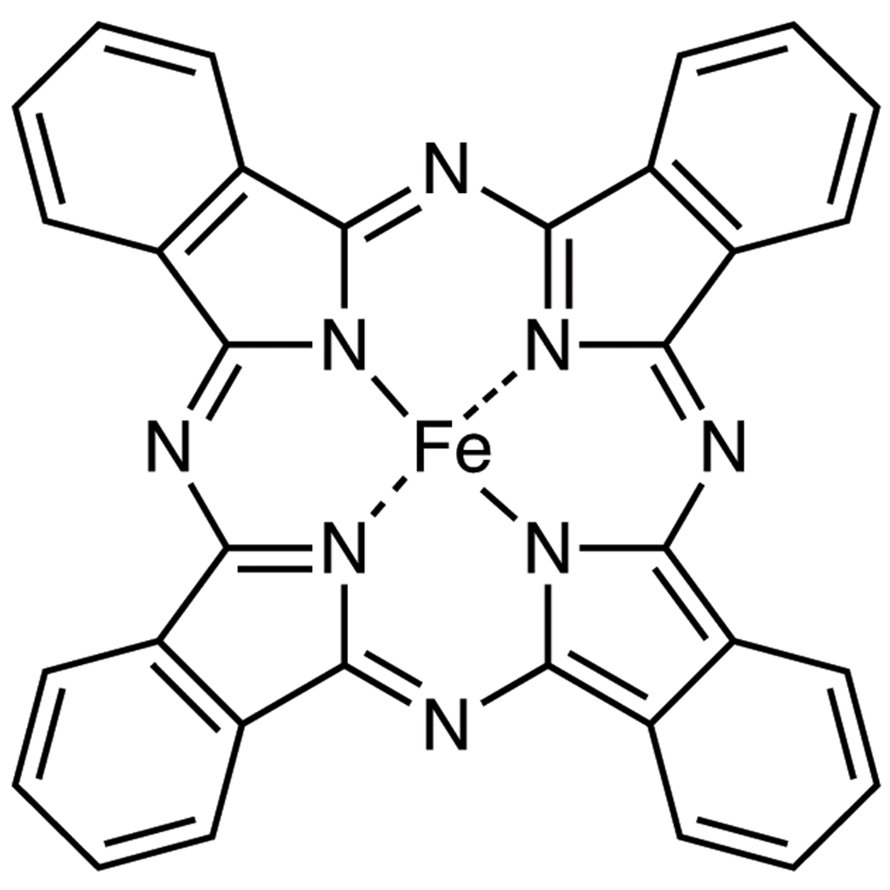 Iron(II) Phthalocyanine (purified by sublimation) >98.0%(T) - CAS 132-16-1