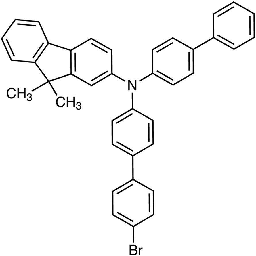 N-([1,1'-Biphenyl]-4-yl)-N-(4'-bromo-[1,1'-biphenyl]-4-yl)-9,9-dimethyl-9H-fluoren-2-amine >98.0%(HPLC)(N) - CAS 1268621-99-3