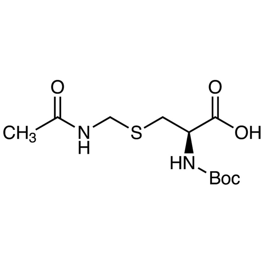 S-(Acetamidomethyl)-N-(tert-butoxycarbonyl)-L-cysteine >98.0%(T)(HPLC) - CAS 19746-37-3