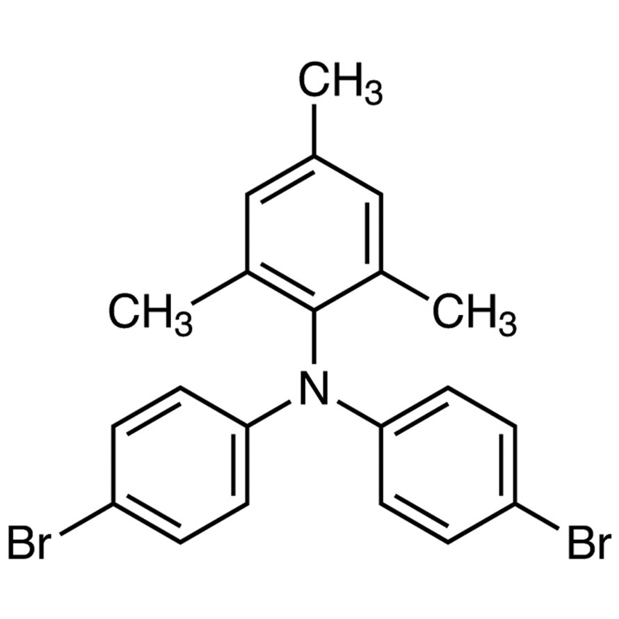 N,N-Bis(4-bromophenyl)-2,4,6-trimethylaniline >98.0%(GC) - CAS 663943-27-9