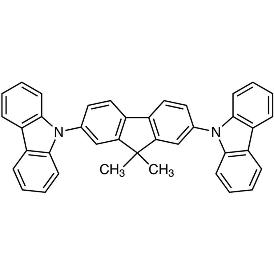 2,7-Bis(9H-carbazol-9-yl)-9,9-dimethylfluorene >98.0%(HPLC)(N) - CAS 226958-06-1