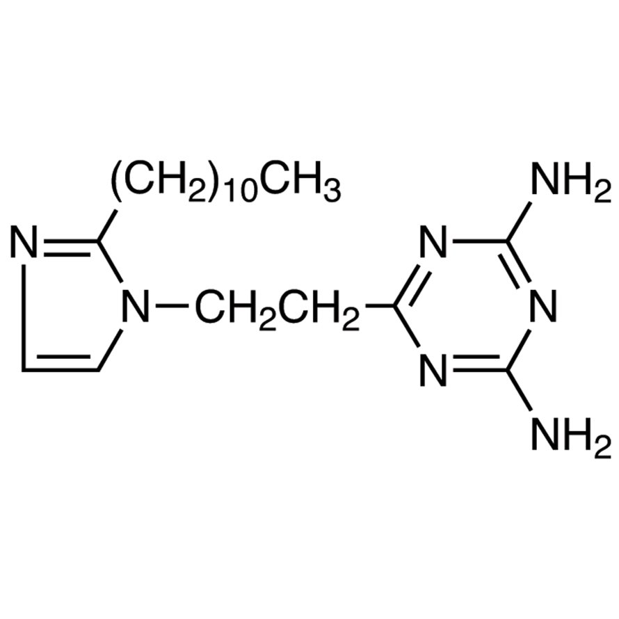 2,4-Diamino-6-[2-(2-undecyl-1-imidazolyl)ethyl]-1,3,5-triazine >99.0%(T) - CAS 50729-75-4
