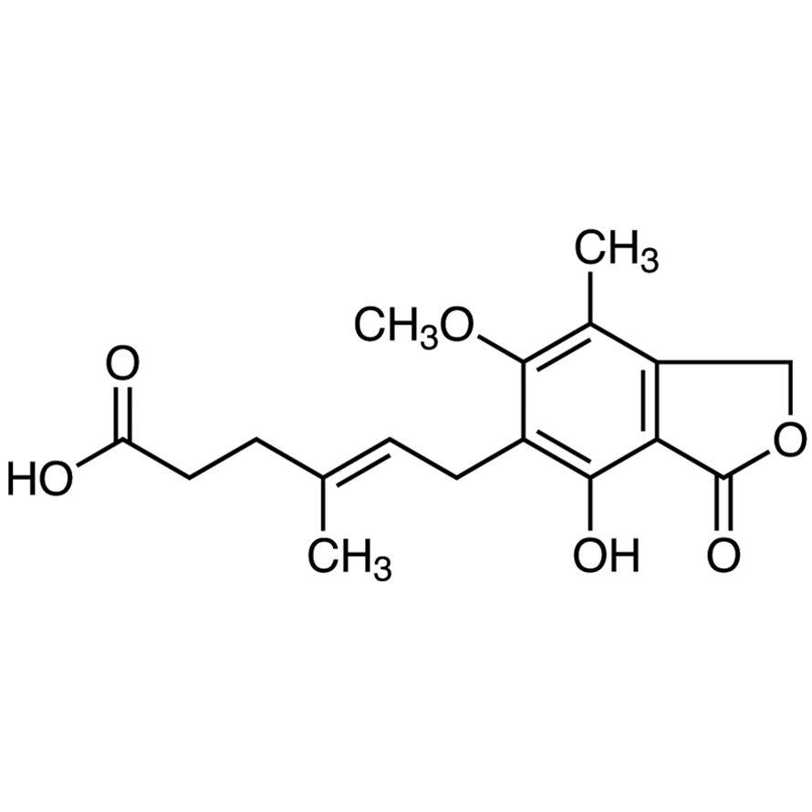 Mycophenolic Acid >98.0%(T)(HPLC) - CAS 24280-93-1