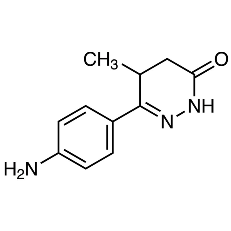 6-(4-Aminophenyl)-4,5-dihydro-5-methyl-3(2H)-pyridazinone >98.0%(GC)(T) - CAS 36725-28-7