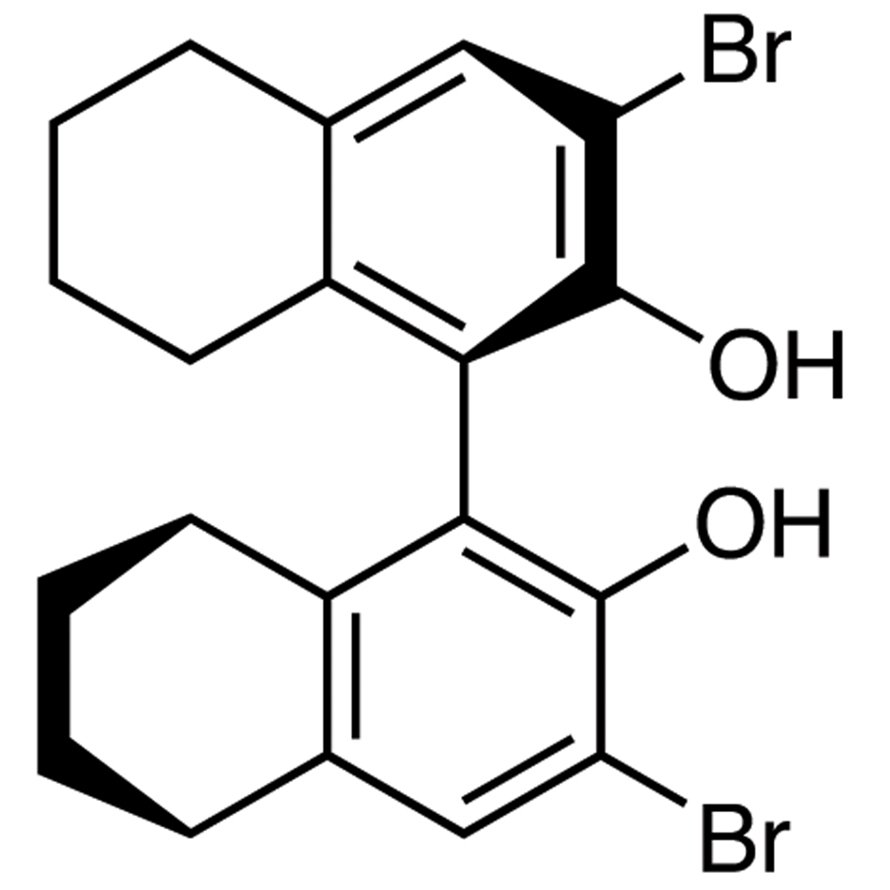 (R)-(+)-3,3'-Dibromo-5,5',6,6',7,7',8,8'-octahydro-1,1'-bi-2-naphthol >98.0%(GC) - CAS 65355-08-0