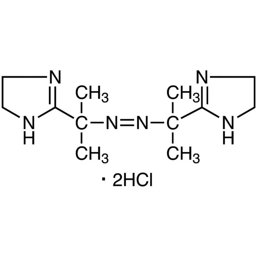 2,2'-Azobis[2-(2-imidazolin-2-yl)propane] Dihydrochloride >98.0%(HPLC) - CAS 27776-21-2