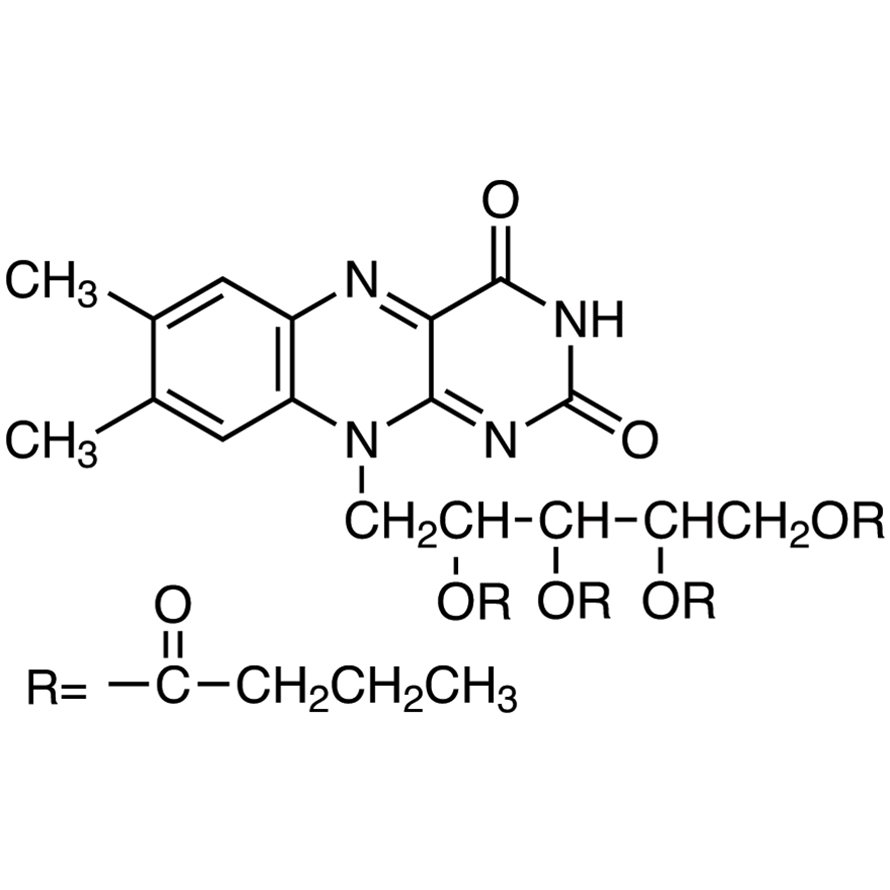 Riboflavin Tetrabutyrate >98.0%(HPLC) - CAS 752-56-7