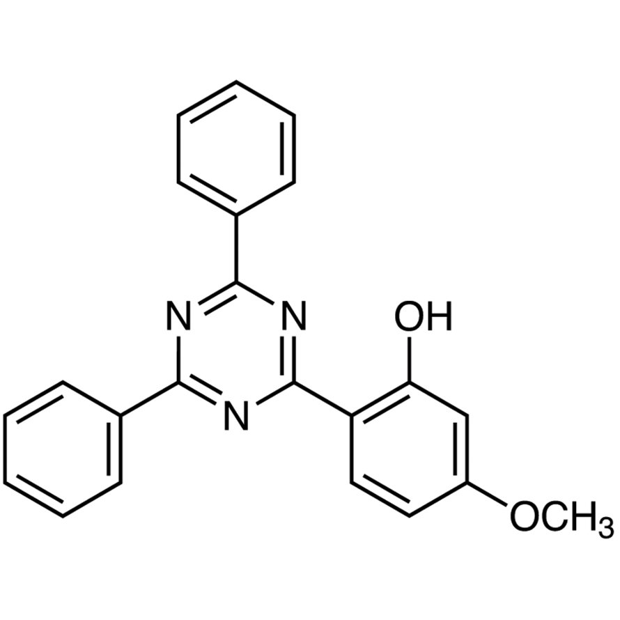 2-(2-Hydroxy-4-methoxyphenyl)-4,6-diphenyl-1,3,5-triazine >98.0%(HPLC)(N) - CAS 106556-36-9