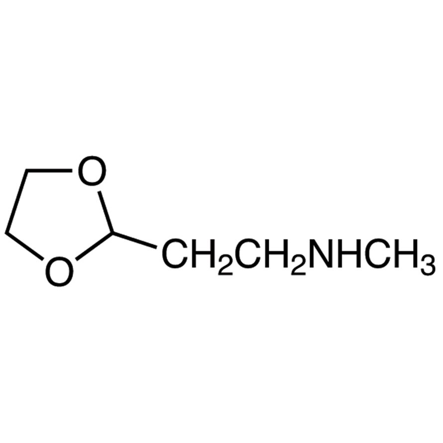 2-(N-Methyl-2-aminoethyl)-1,3-dioxolane >98.0%(GC)(T) - CAS 142753-10-4