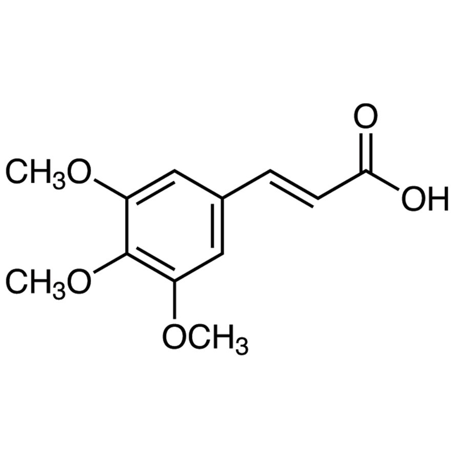 (E)-3,4,5-Trimethoxycinnamic Acid >98.0%(GC)(T) - CAS 20329-98-0