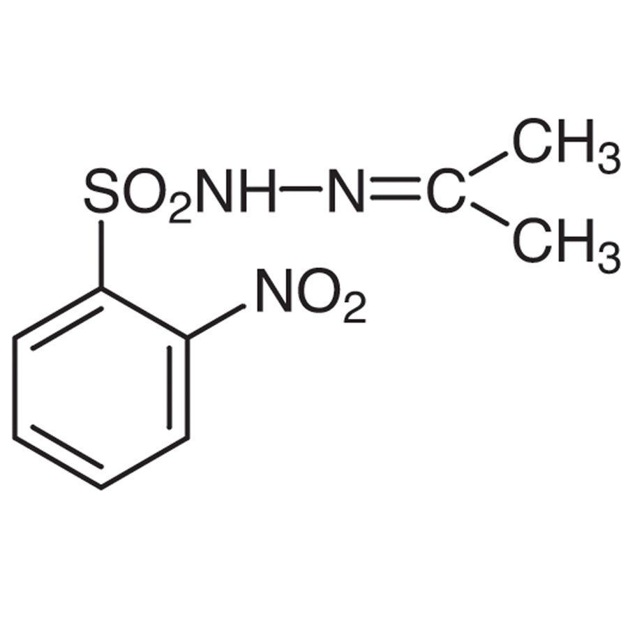 N'-Isopropylidene-2-nitrobenzenesulfonohydrazide >98.0%(T)(qNMR) - CAS 6655-27-2