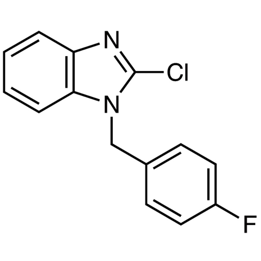 2-Chloro-1-(4-fluorobenzyl)benzimidazole >98.0%(GC) - CAS 84946-20-3