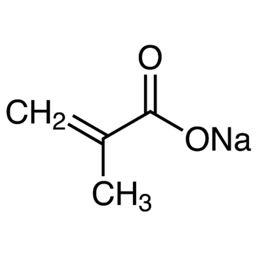 Sodium Methacrylate (stabilized with MEHQ) >98.0%(T) - CAS 5536-61-8
