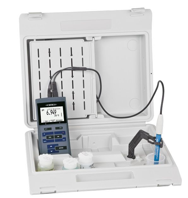 WTW Ph 3310 Set 2 Ph Metre Portatif; Sentix 41 Elektrotu, Solüsyonları, Çantası İle Birlikte; Hafızalı, Usb Portlu