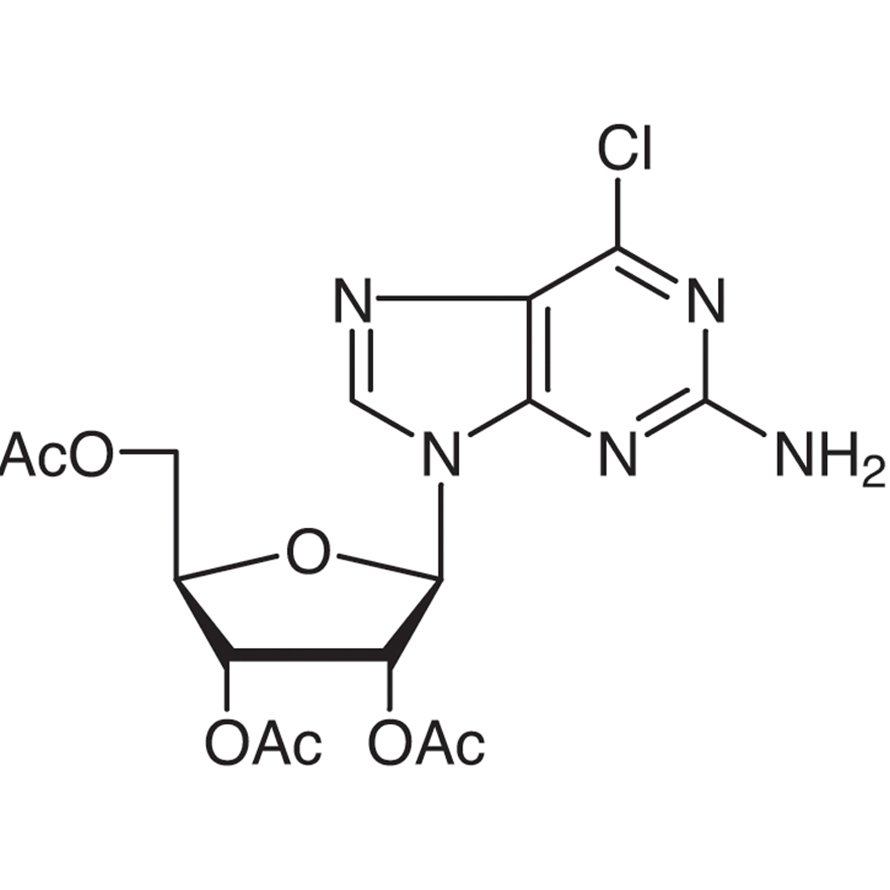 2',3',5'-Tri-O-acetyl-2-amino-6-chloropurine Riboside >97.0%(T)(HPLC) - CAS 16321-99-6