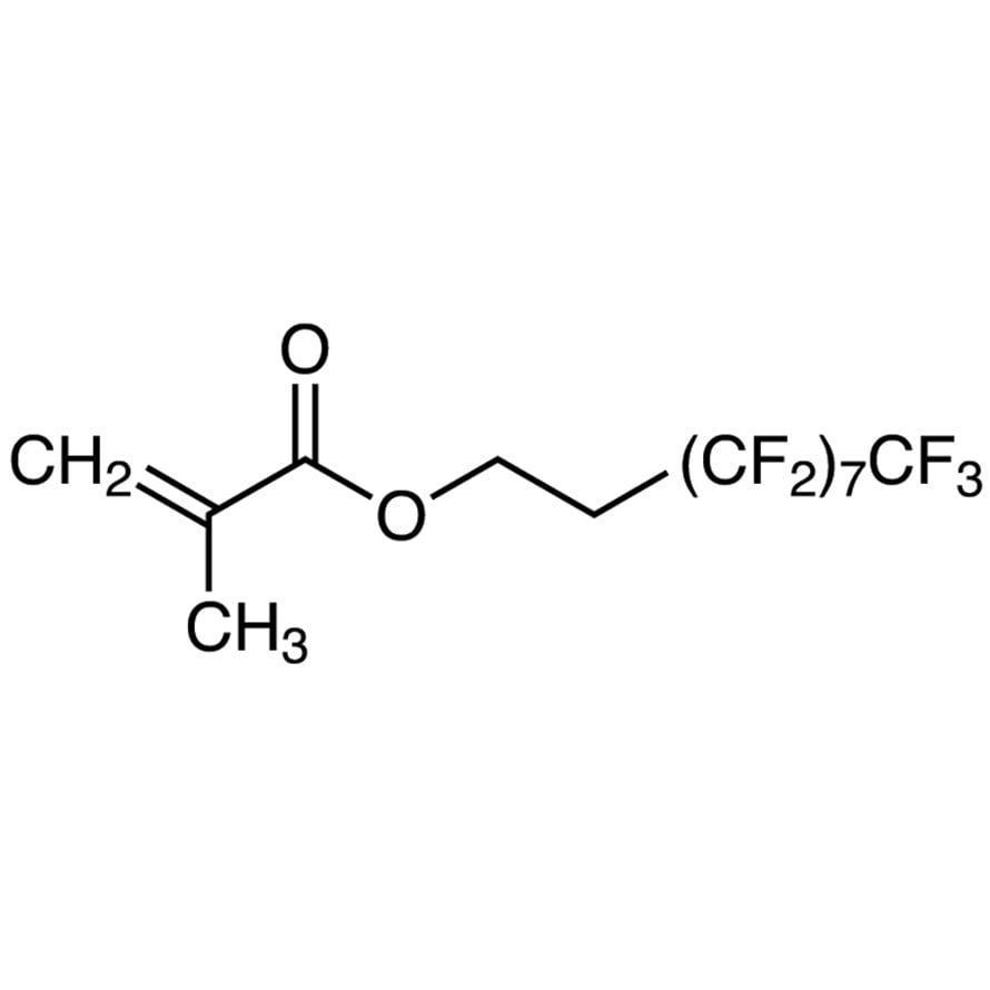 1H,1H,2H,2H-Heptadecafluorodecyl Methacrylate (stabilized with MEHQ) >98.0%(GC) - CAS 1996-88-9