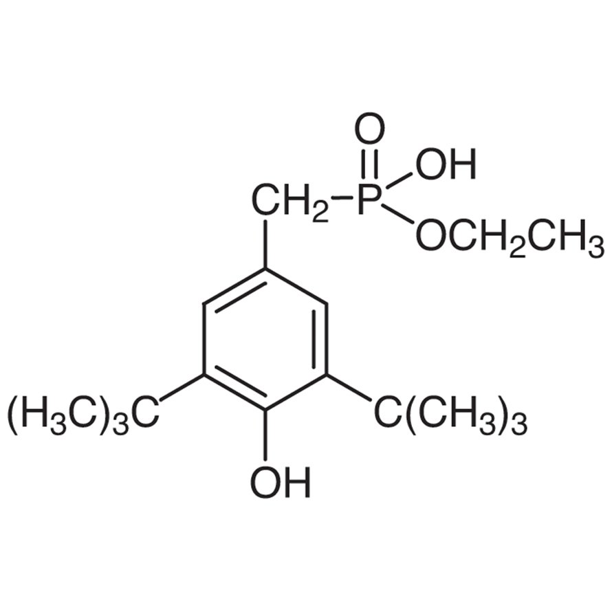 Monoethyl 3,5-Di-tert-butyl-4-hydroxybenzylphosphonate >96.0%(T)(HPLC) - CAS 66165-37-5