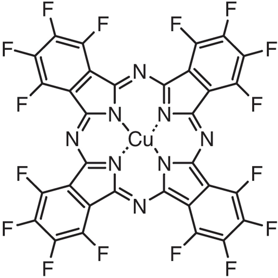1,2,3,4,8,9,10,11,15,16,17,18,22,23,24,25-Hexadecafluorophthalocyanine Copper(II) (purified by sublimation) >98.0%(T)(N) - CAS 14916-87-1