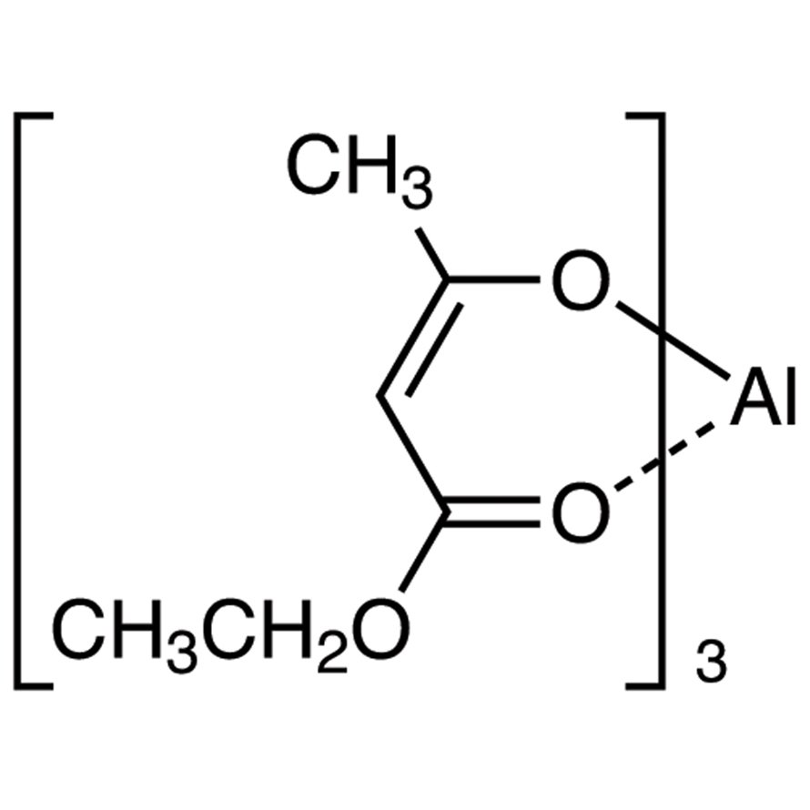 Tris(ethyl Acetoacetato)aluminum(III) (contains ca. 2% 2-Butanol at maximum) >97.0%(T) - CAS 15306-17-9