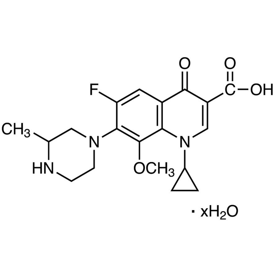 Gatifloxacin Hydrate >98.0%(HPLC) - CAS 614751-80-3