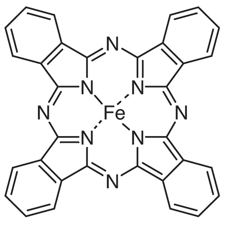 Iron(II) Phthalocyanine >97.0%(T) - CAS 132-16-1